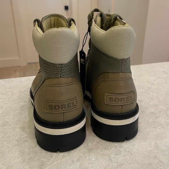 SOREL Lennox Hiker STKD Boots In Green Size 6 - Picture 4 of 11